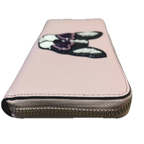 Kate Spade New York Dog Sylvia Francois Slim Pink Continental Wallet - Picture 4 of 15